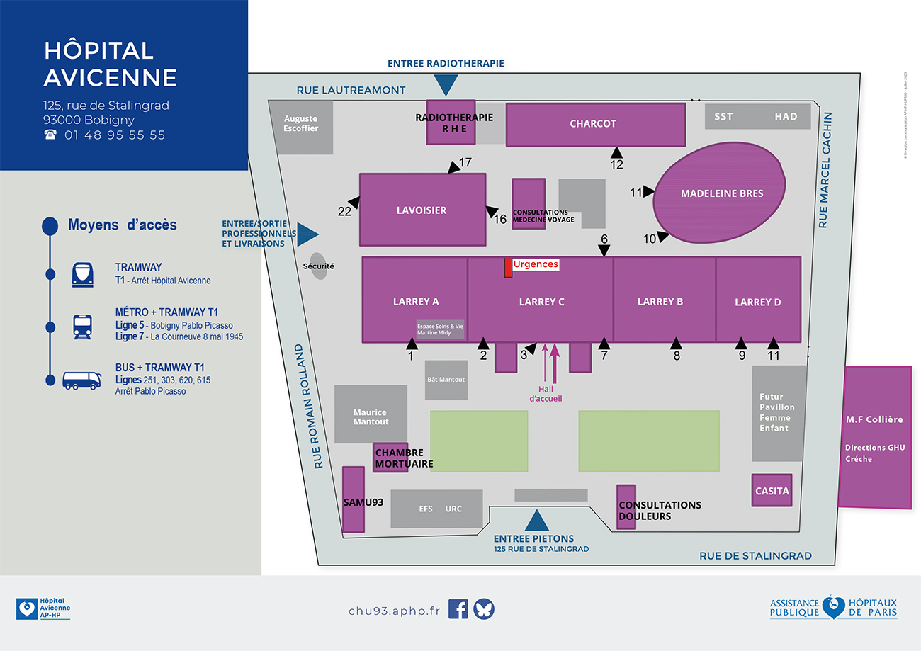 PLAN ACCES BATIMENTS AVICENNE